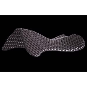 Acavallo Respira Air-Release Gel Pad + Back Riser - Sort